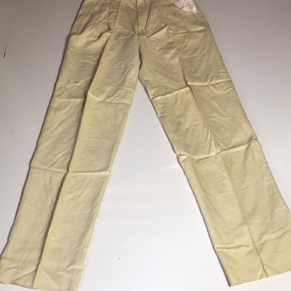 Men's Cream Pants size 30 Outseam 45 Made in Italy - Picture 5 of 8